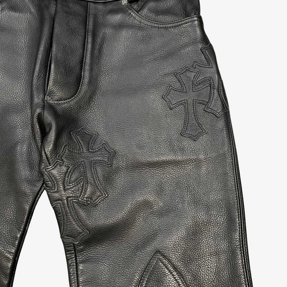 Chrome Hearts Chrome Hearts Black 18 Cross Patch … - image 3