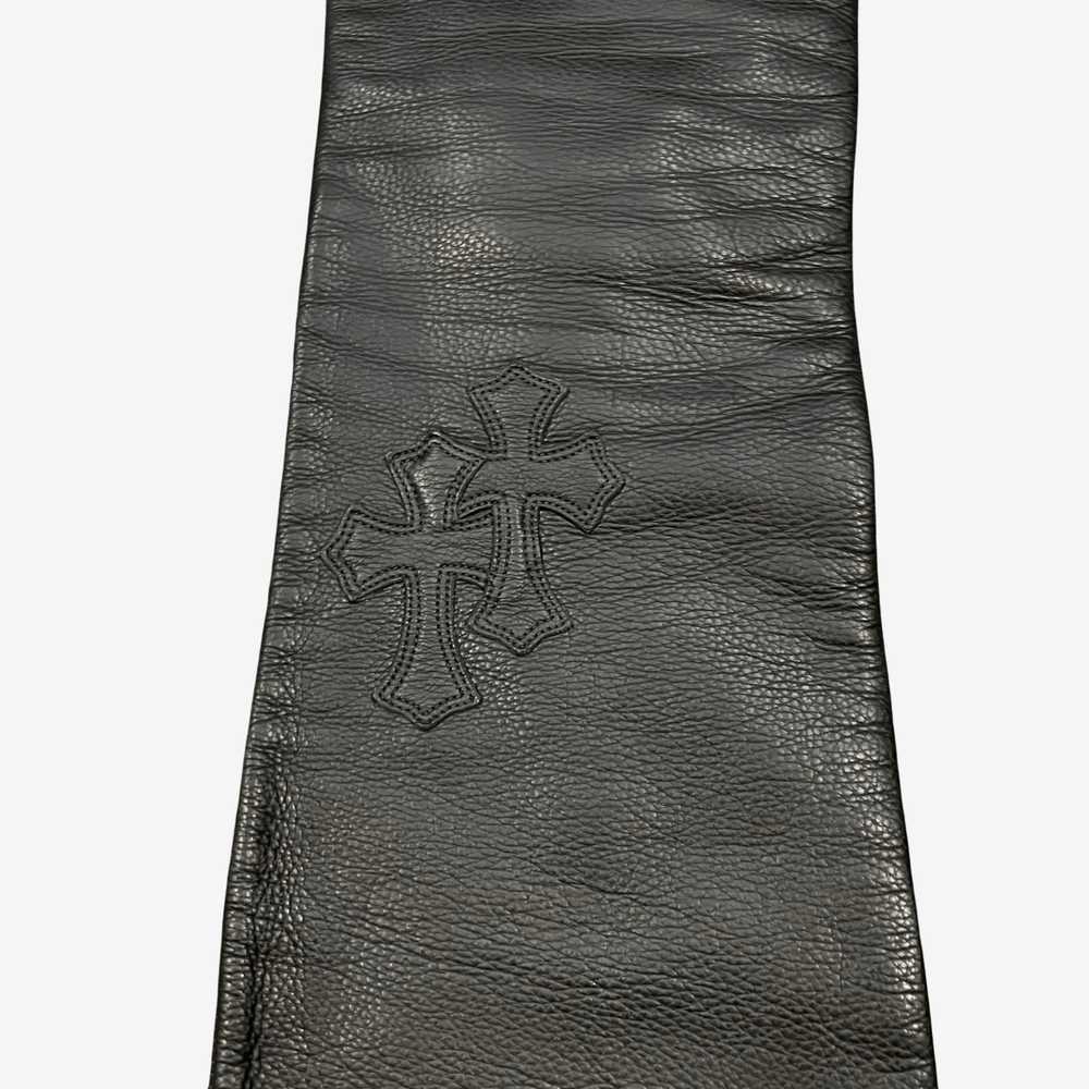 Chrome Hearts Chrome Hearts Black 18 Cross Patch … - image 6