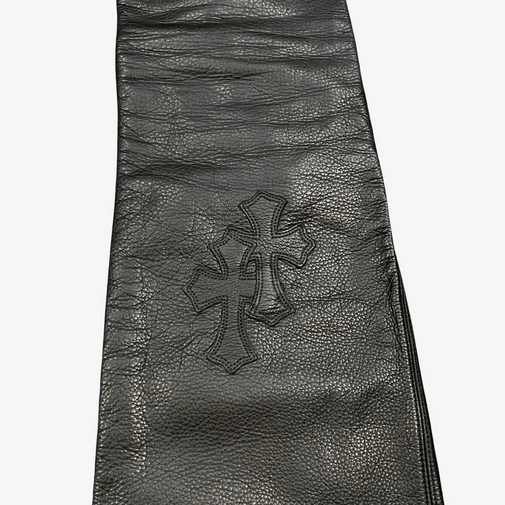 Chrome Hearts Chrome Hearts Black 18 Cross Patch … - image 7