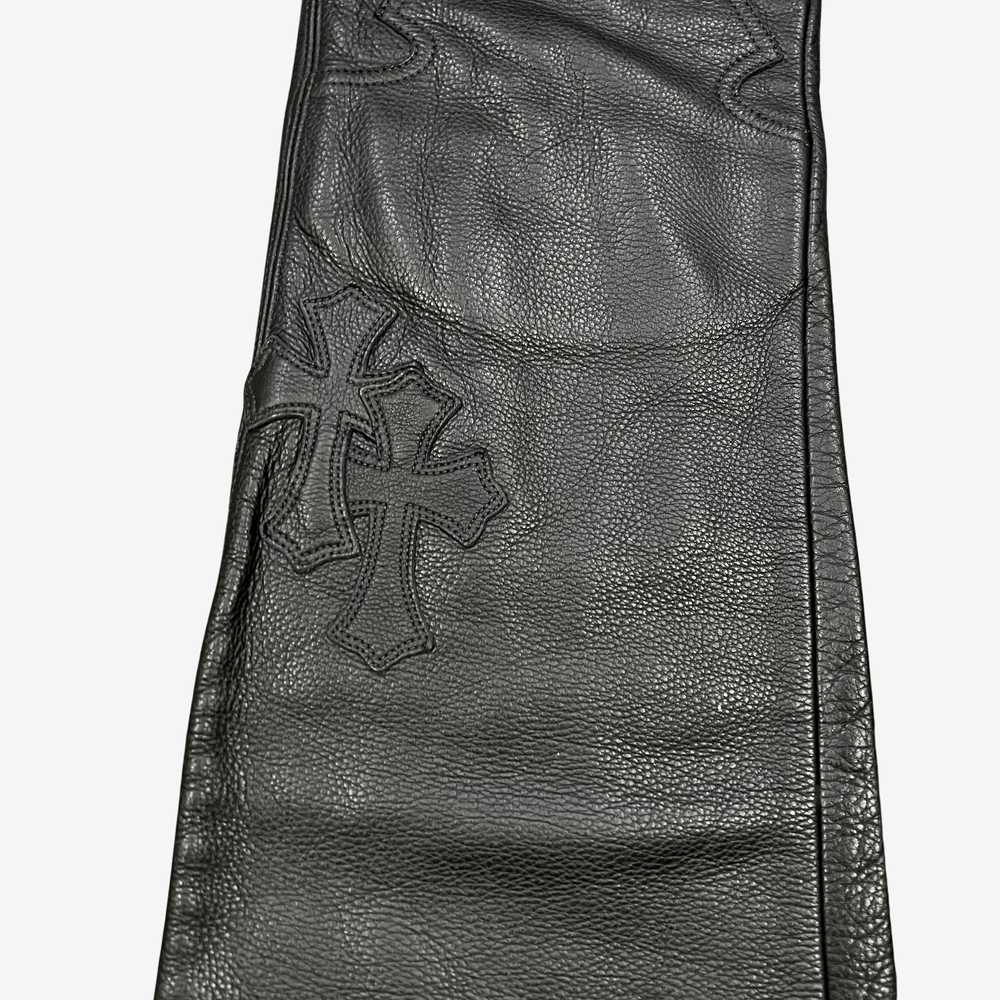 Chrome Hearts Chrome Hearts Black 18 Cross Patch … - image 9