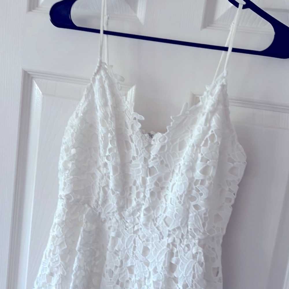 ASTR The Label White Lace A Line Midi Dress (runs… - image 3