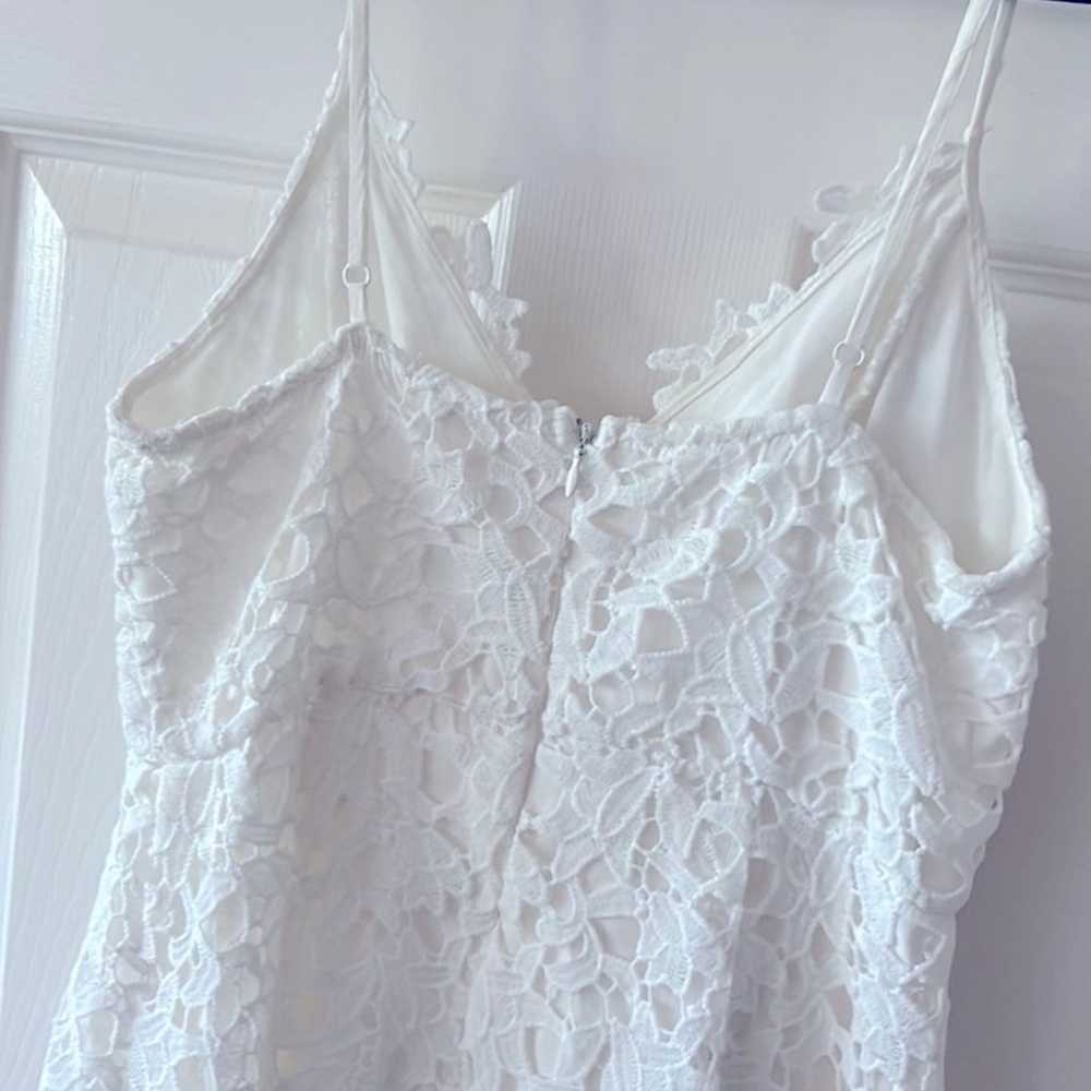 ASTR The Label White Lace A Line Midi Dress (runs… - image 4