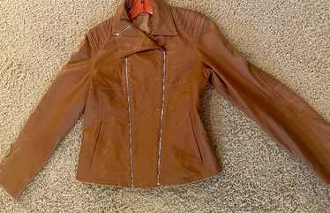 80's leather jacket gianni versace - Gem