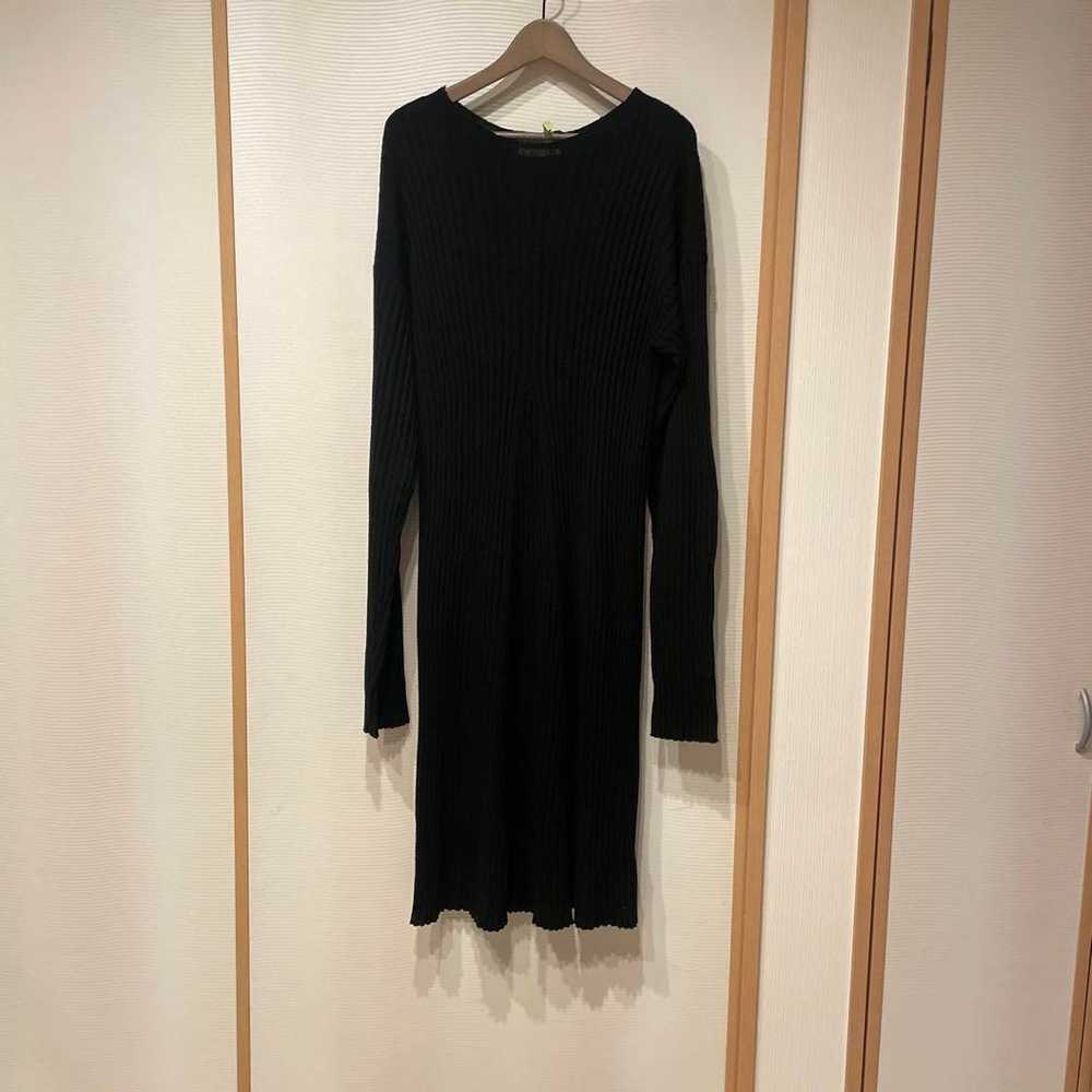 SALT+ Black Long Knit Dress - image 1