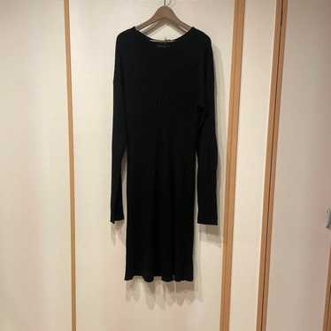 SALT+ Black Long Knit Dress - image 1