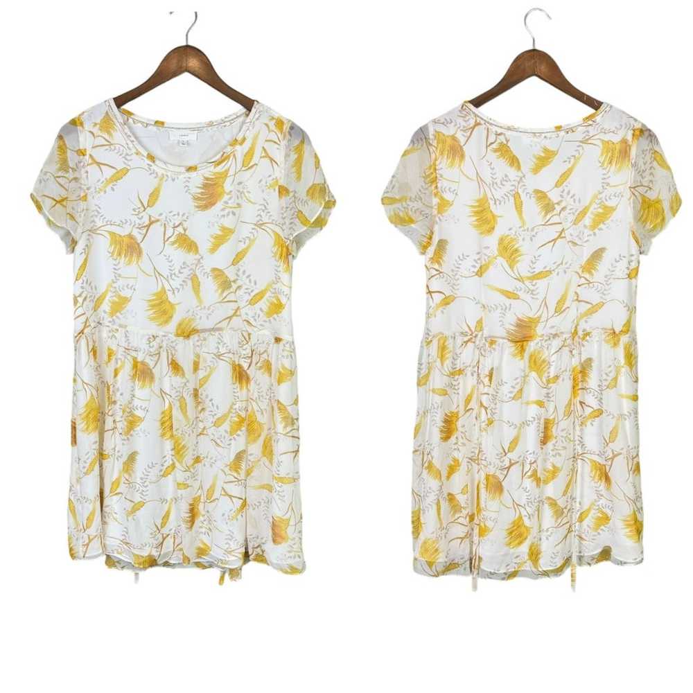 A loves A Gold Yellow Floral Wheat Novelty Print … - image 6