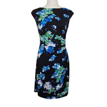 Lauren Ralph Lauren Navy Blue flower dresses