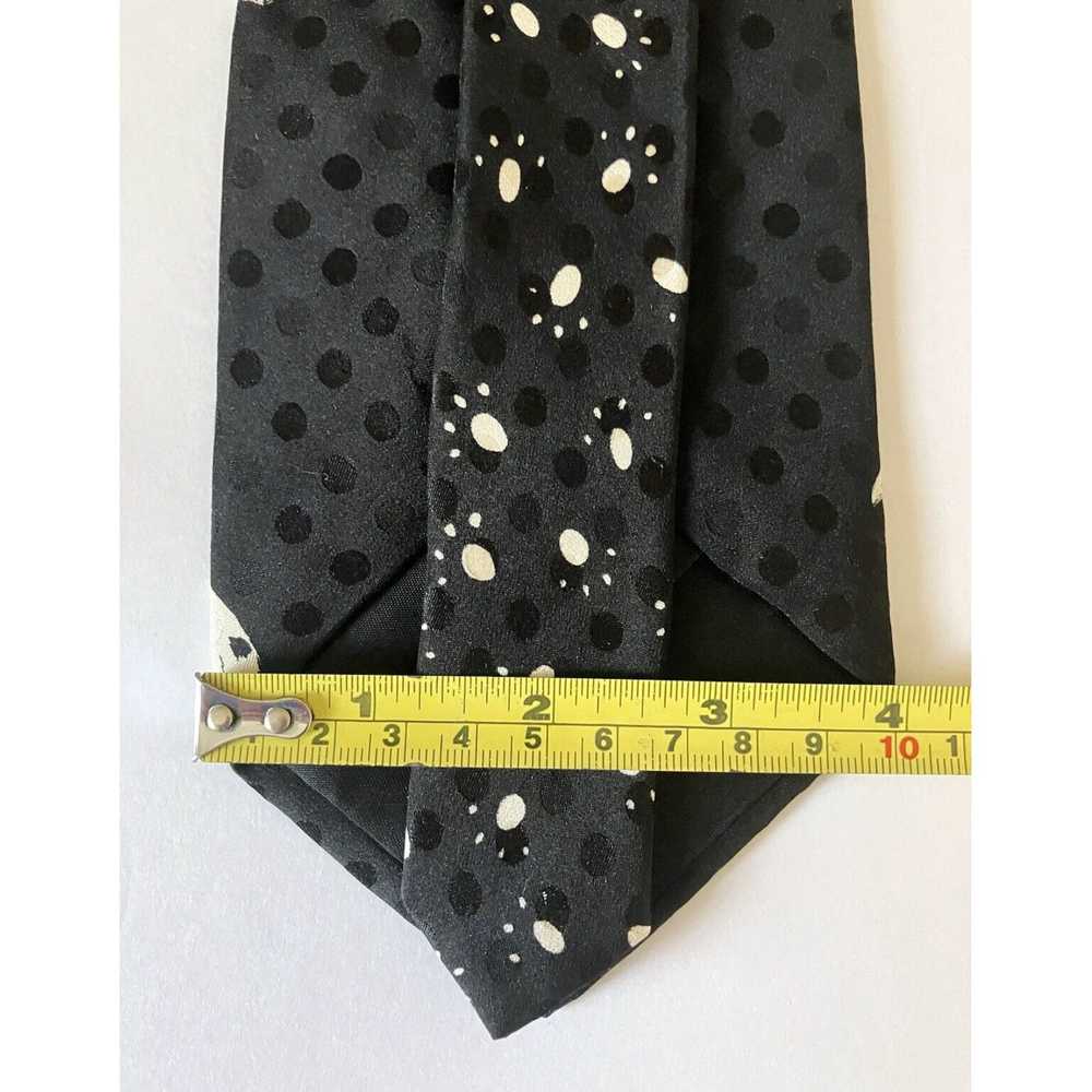 Vintage Silk Jacquard Necktie Featuring Dalmatian… - image 6