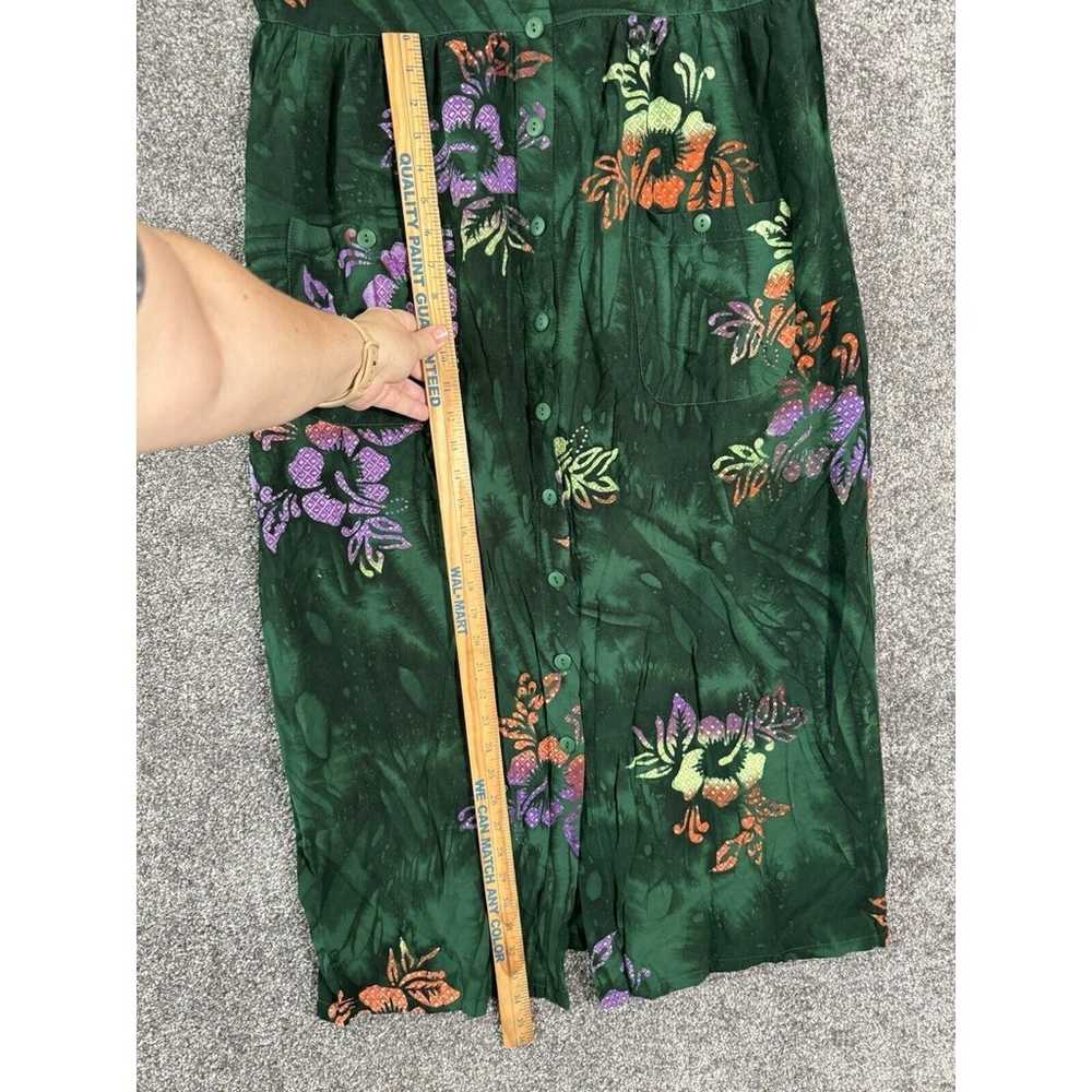 Go Fish Clothing Co Maxi Dress Size Large Tropica… - image 7