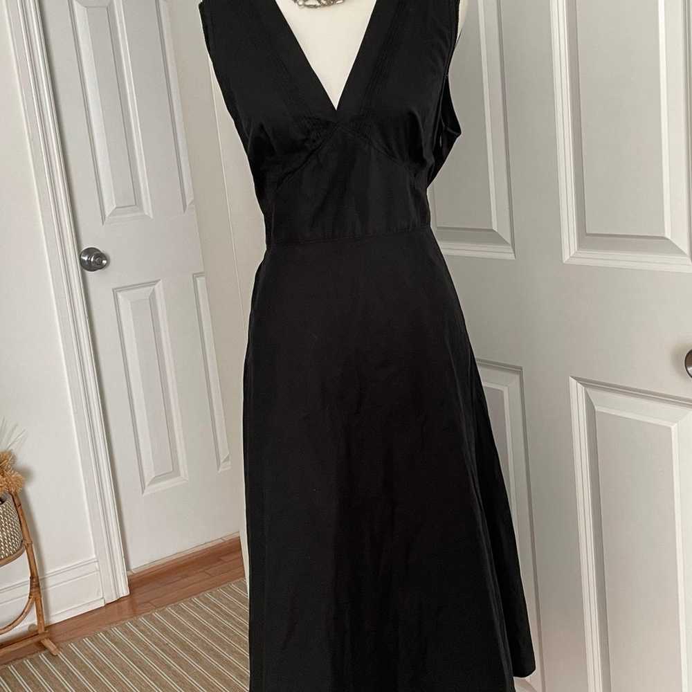 J.  Crew Women’s Black Cotton Sleeveless Dress V-… - image 12