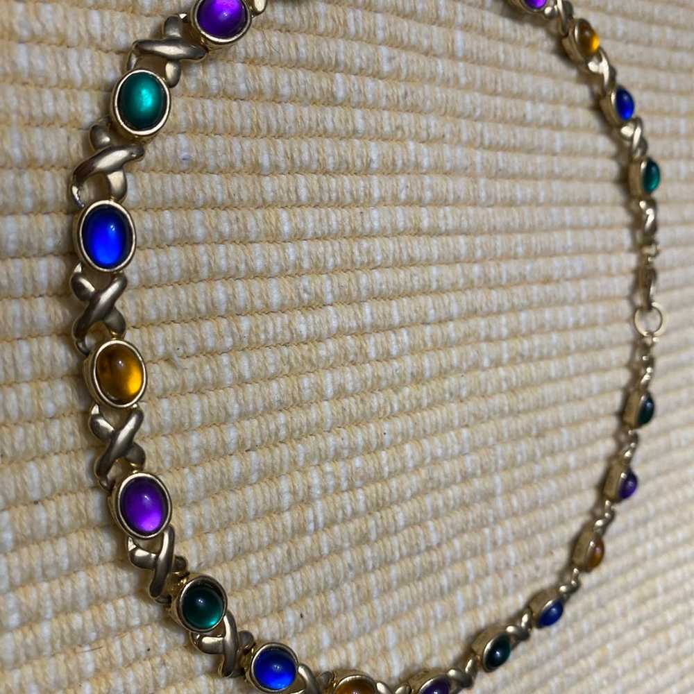 Vintage Scarab Necklace - image 4