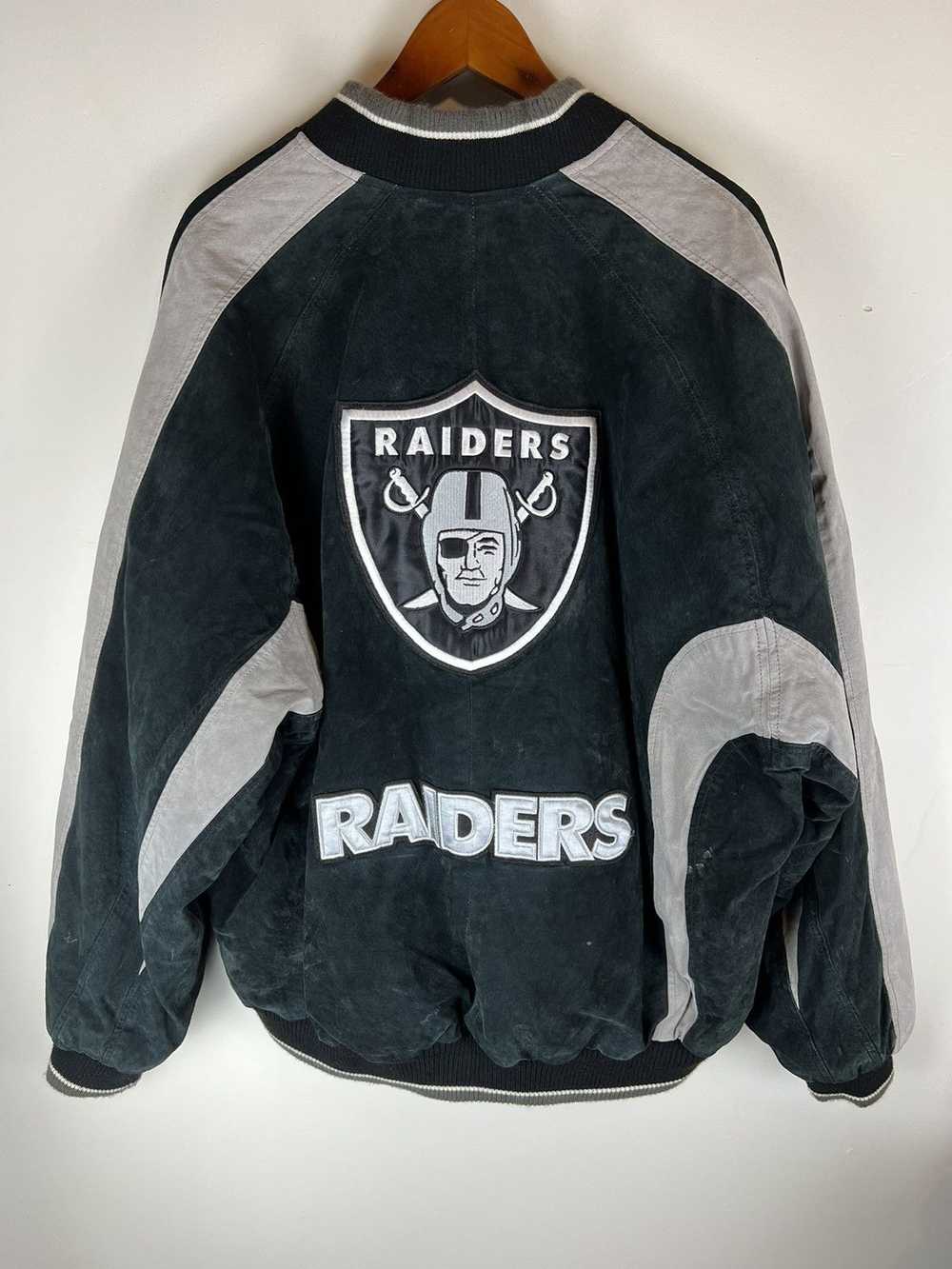 NFL × Oakland Raiders × Vintage NFL Raiders Leath… - image 1