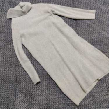 Tomorrowland knitted dress, size S, light gray. - image 1