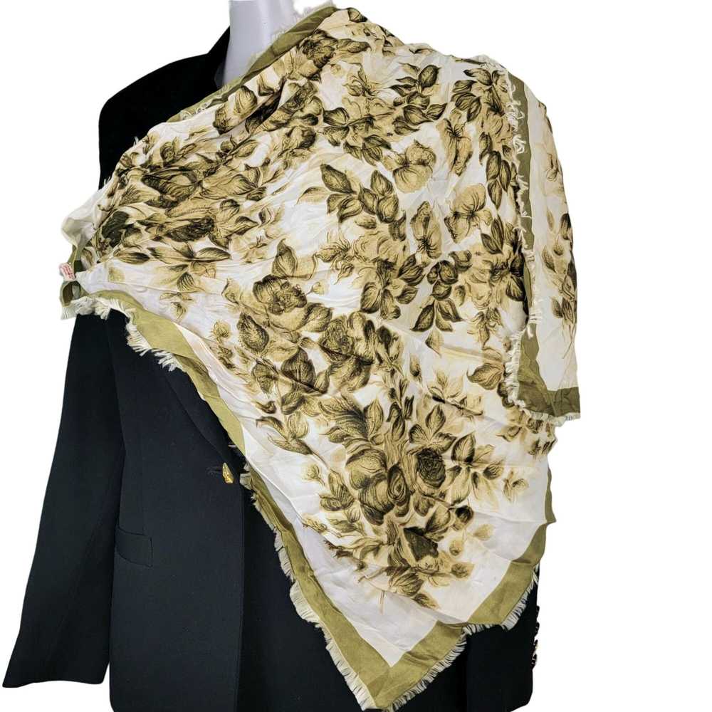 Vintage Vintage 70s Floral Scarf Women Accessorie… - image 7