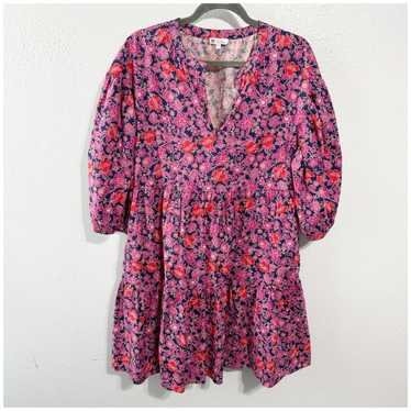 Sundry for Evereve floral trapeze mini dress size… - image 1