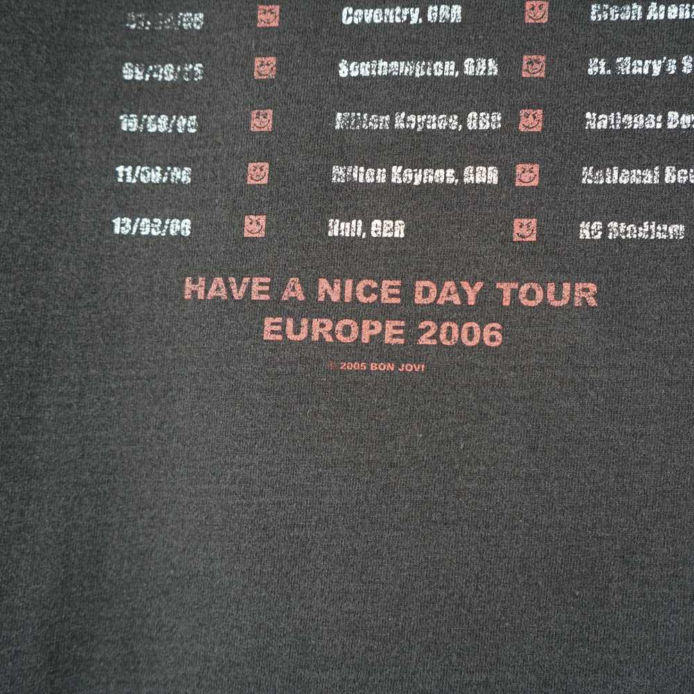 Vintage 2006 Bon Jovi Europe Tour T-Shirt - image 10