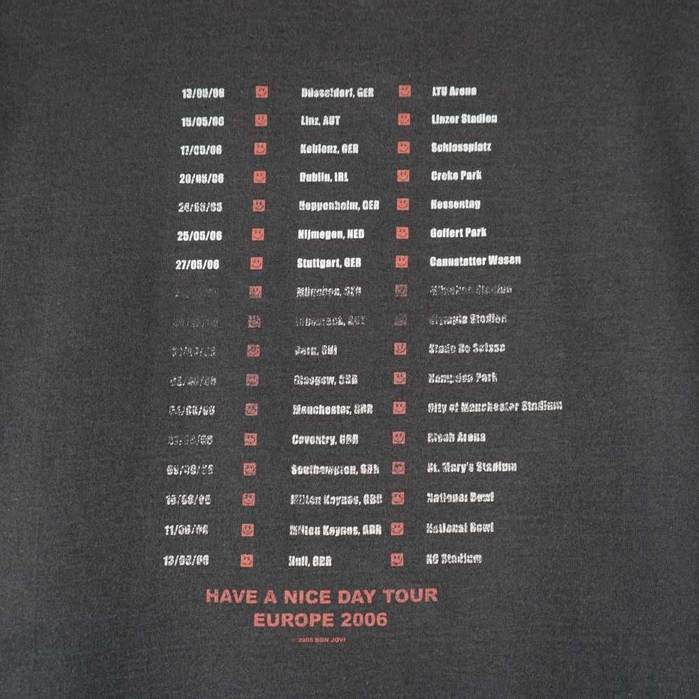 Vintage 2006 Bon Jovi Europe Tour T-Shirt - image 9