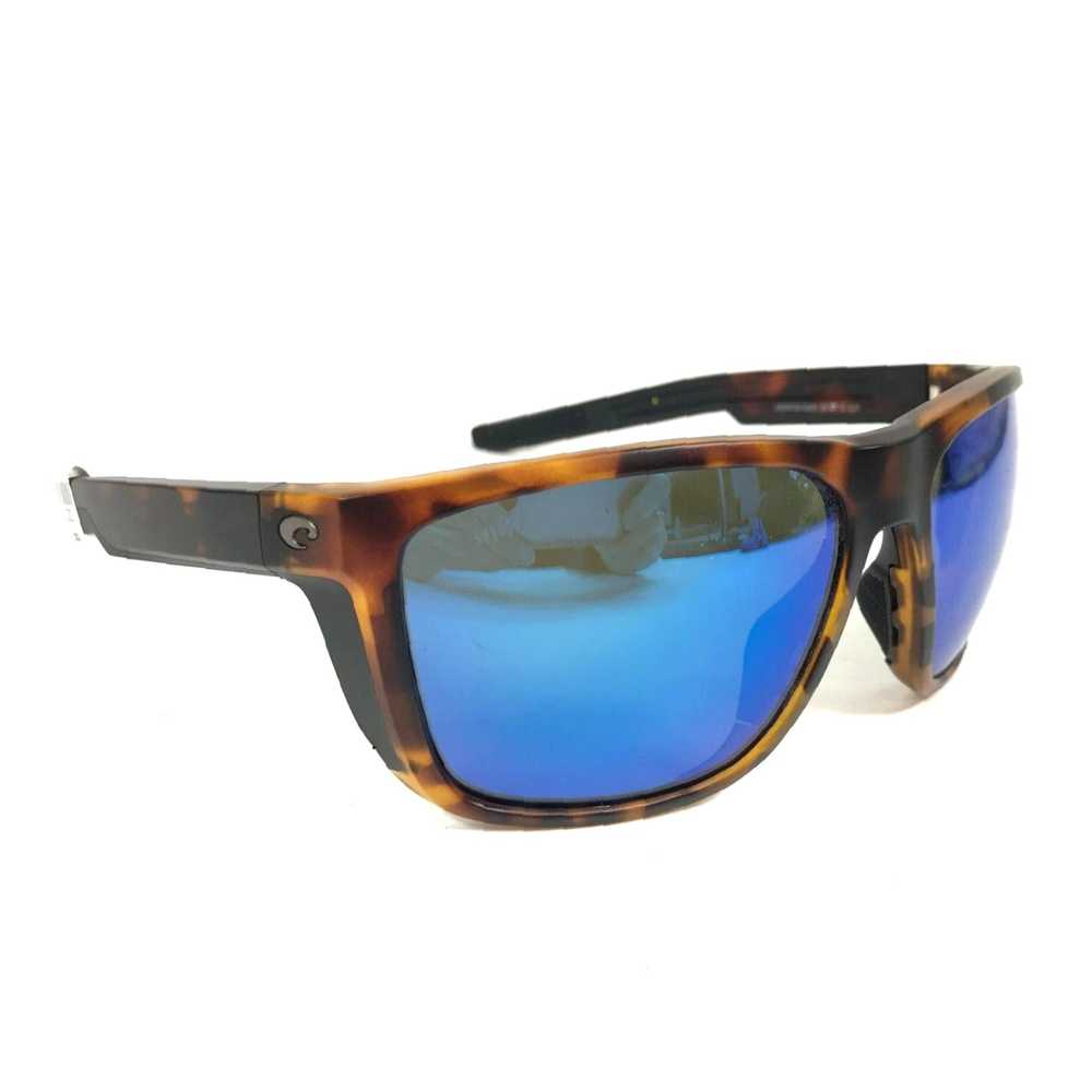 Costa Del Mar Tortoise Frames Costa Ferg 580G Blu… - image 3