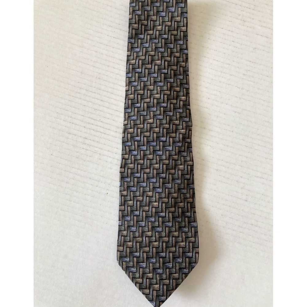 Vintage Authentic Silk Herringbone Necktie for Me… - image 2