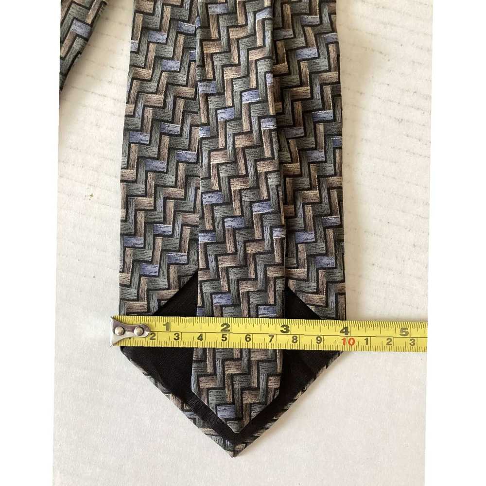 Vintage Authentic Silk Herringbone Necktie for Me… - image 6