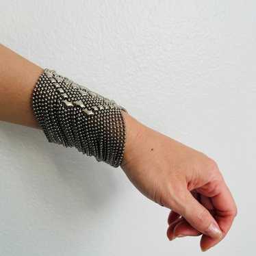 Handmade Liquid Metal Silver Bracelet by SG Sergi… - image 1