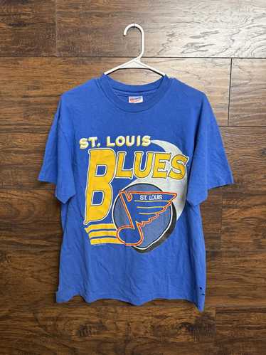 Hanes Vintage St Louis Blues Hockey T-shirt 1993 H