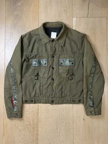 Y2K Mens Dolce & Gabbana Green Military newest Shirt