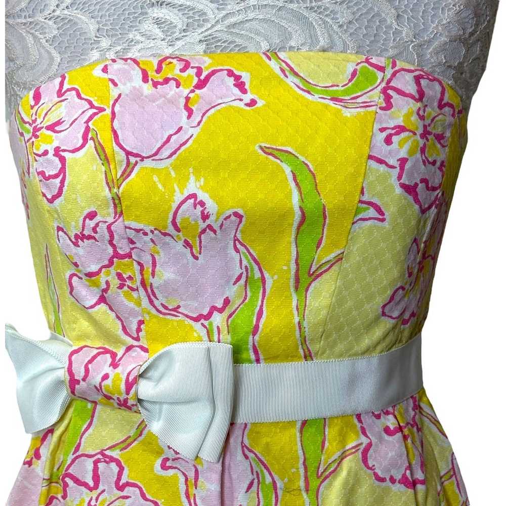 Lilly Pulitzer Amberly Strapless Dress in Starfru… - image 4