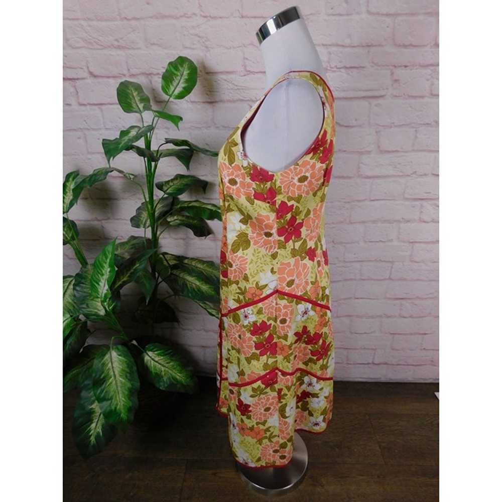 Vintage Citrine Floral Sundress Canada Cotton Ble… - image 4