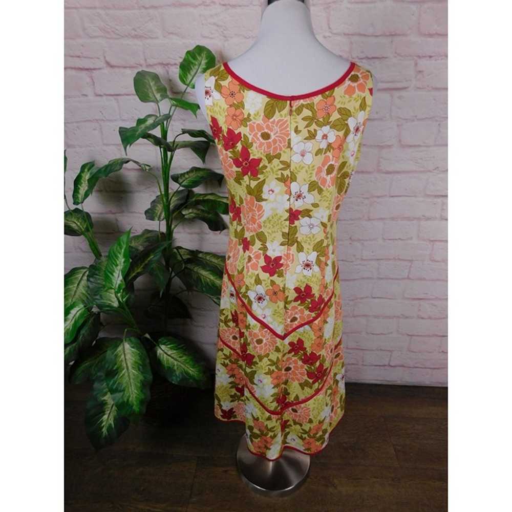 Vintage Citrine Floral Sundress Canada Cotton Ble… - image 5