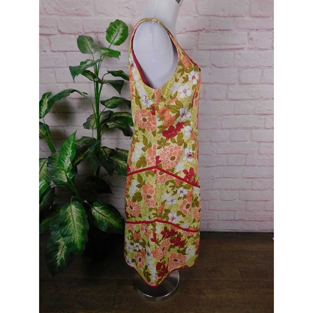 Vintage Citrine Floral Sundress Canada Cotton Ble… - image 8