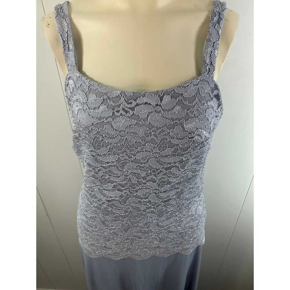 Marina Glitter Lace Square Neck Chiffon Gown NWOT… - image 4