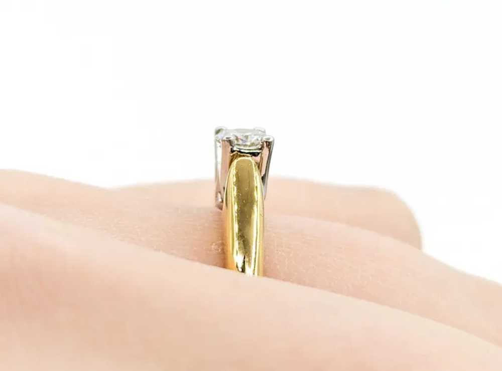 Classic Diamond Engagement Ring in 18k Yellow Gold - image 10