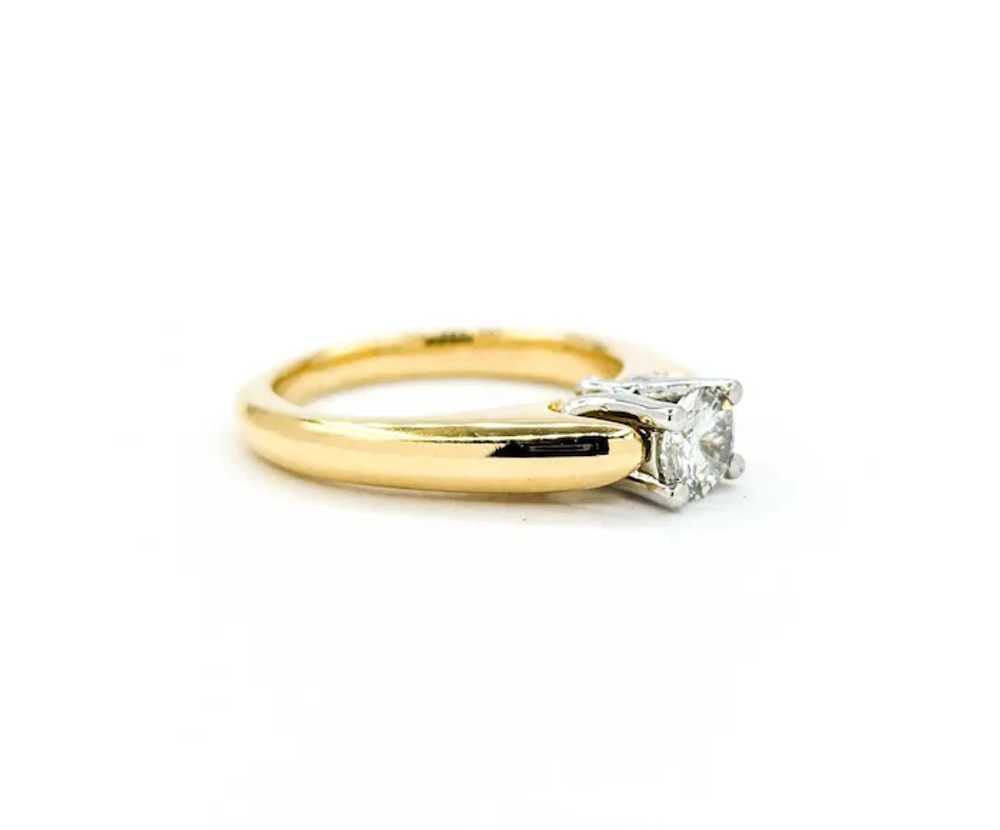 Classic Diamond Engagement Ring in 18k Yellow Gold - image 4