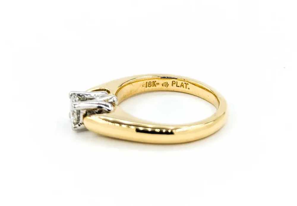 Classic Diamond Engagement Ring in 18k Yellow Gold - image 7