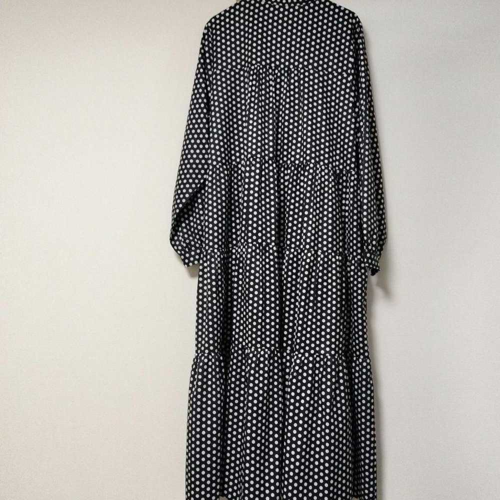 Dudu Long Dot Tiered Dress - image 5