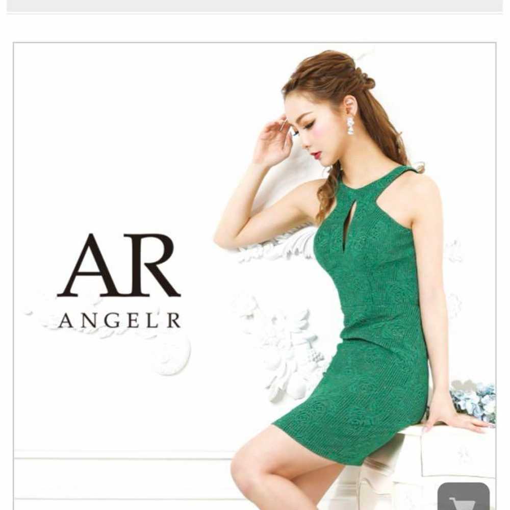 AngelR Backless Backup Mini Dress AR9101-GR-1904 … - image 2