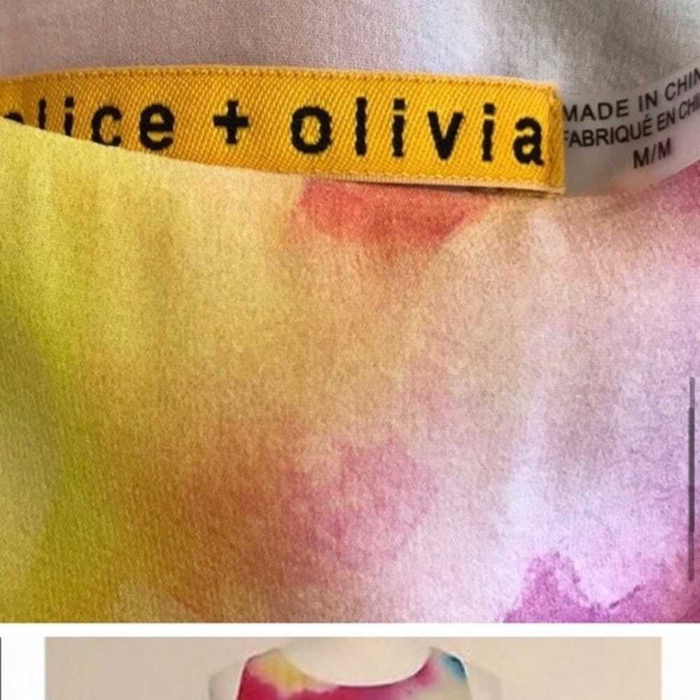 Nwot alice&olivia silk dress - image 4