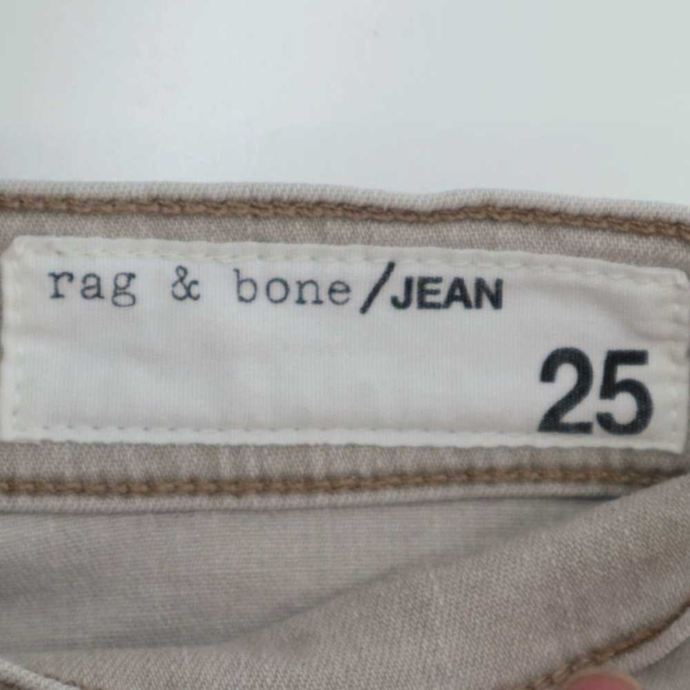 Rag & Bone Womens Crop Beige Stretch Denim Skinny… - image 3