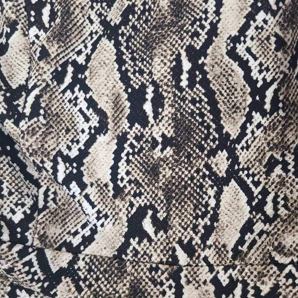 Vintage Thalia & Sodi Size XL top Snake Skin prin… - image 2