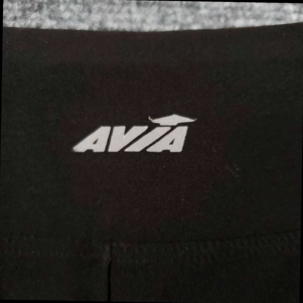 Avia Womens Medium Black Athletic Mid Rise Comfor… - image 4