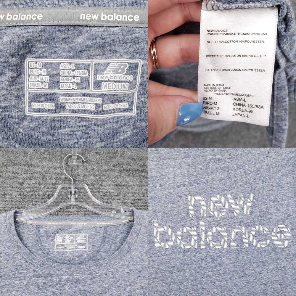 New Balance New Balance T-Shirt Women M Medium Bl… - image 4