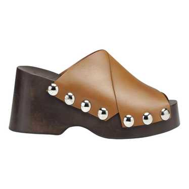 Ganni Leather mules & clogs