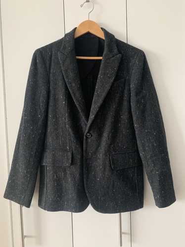 Cadet Peak Lapel Herringbone Donegal Wool Blazer