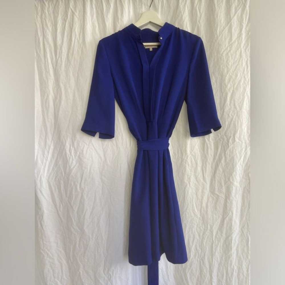 Hobbs London Dress Lois Blue Shirtdress Knee Leng… - image 2