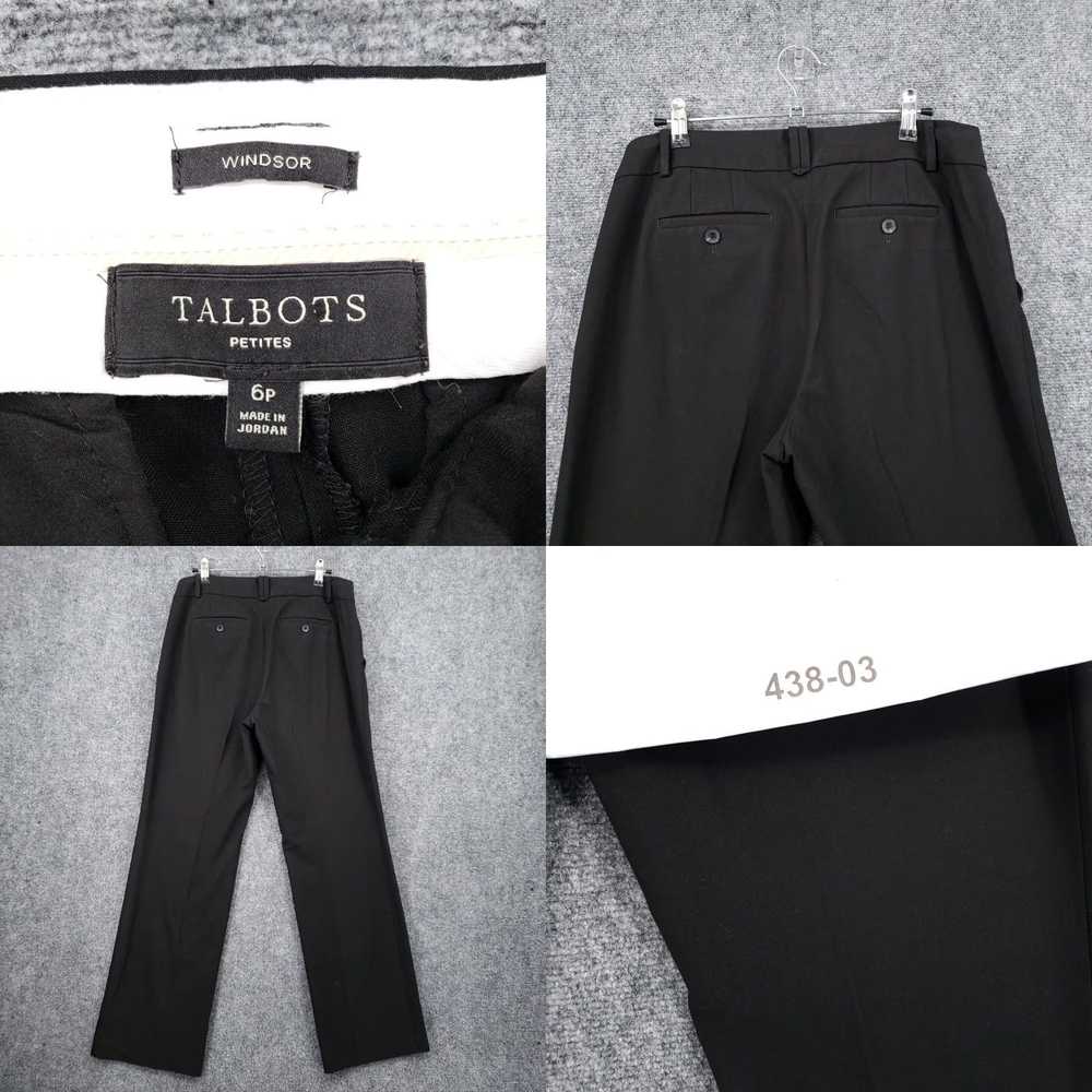 Talbots Women's Petite Black Windsor Chino Straig… - image 8