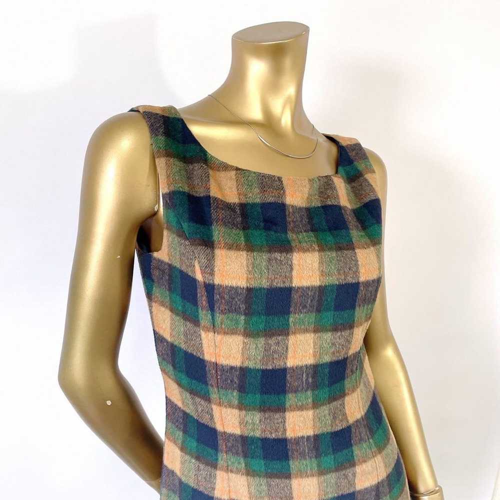 Emiria Wiz checkered wool mini dress. - image 4