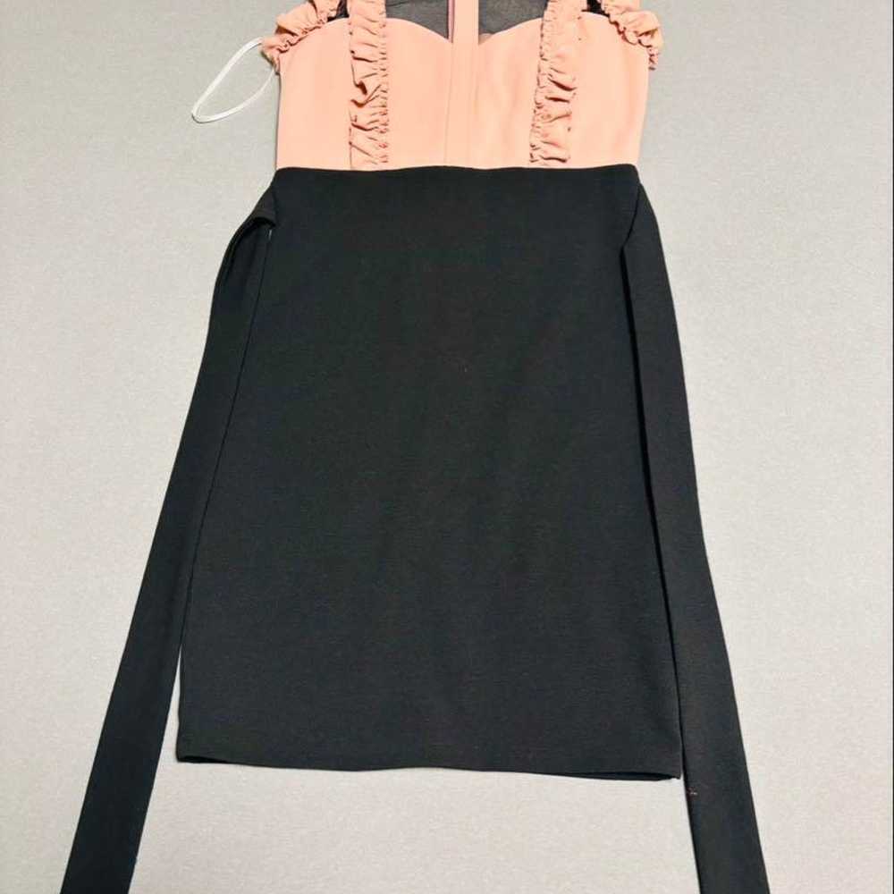 Dazzy Store M Size Frill Dress Pink and Black - image 1