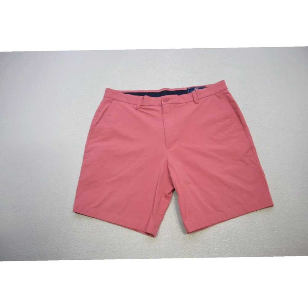 Vineyard Vines Whale Pink Flat Front Athletic Fit… - image 1