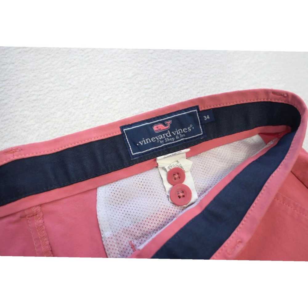 Vineyard Vines Whale Pink Flat Front Athletic Fit… - image 4